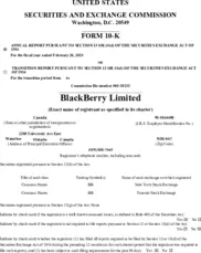 BlackBerry Ltd BlackBerry Ltd